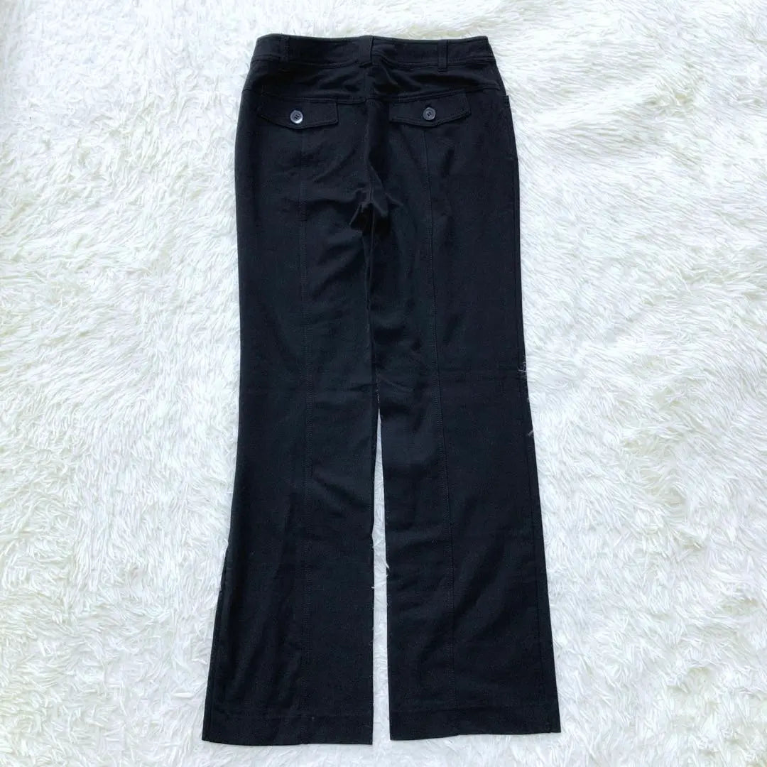 [Simple Life] Straight Pants (L) Slacks Flare Pants Washable Black