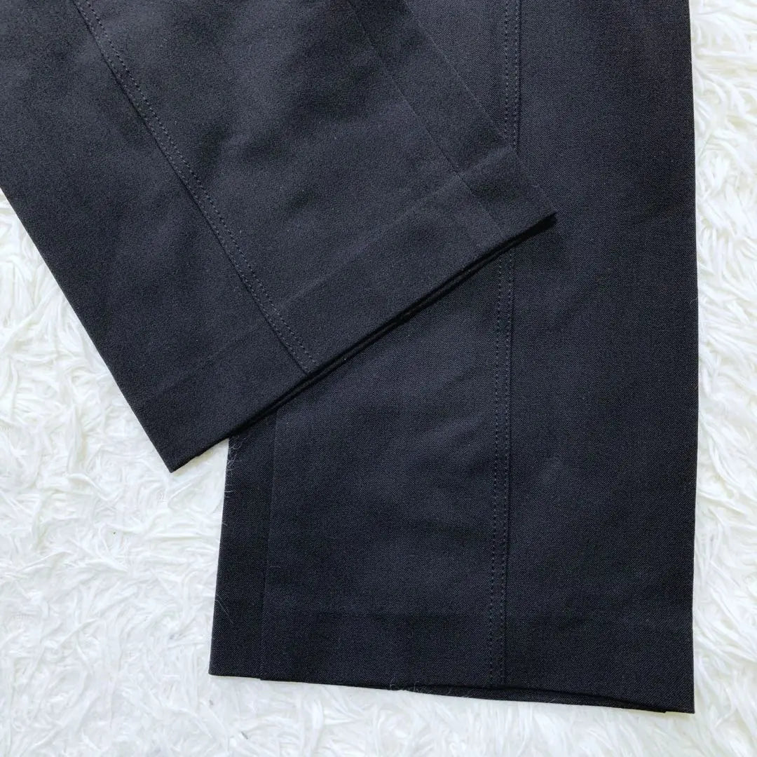 [Simple Life] Straight Pants (L) Slacks Flare Pants Washable Black