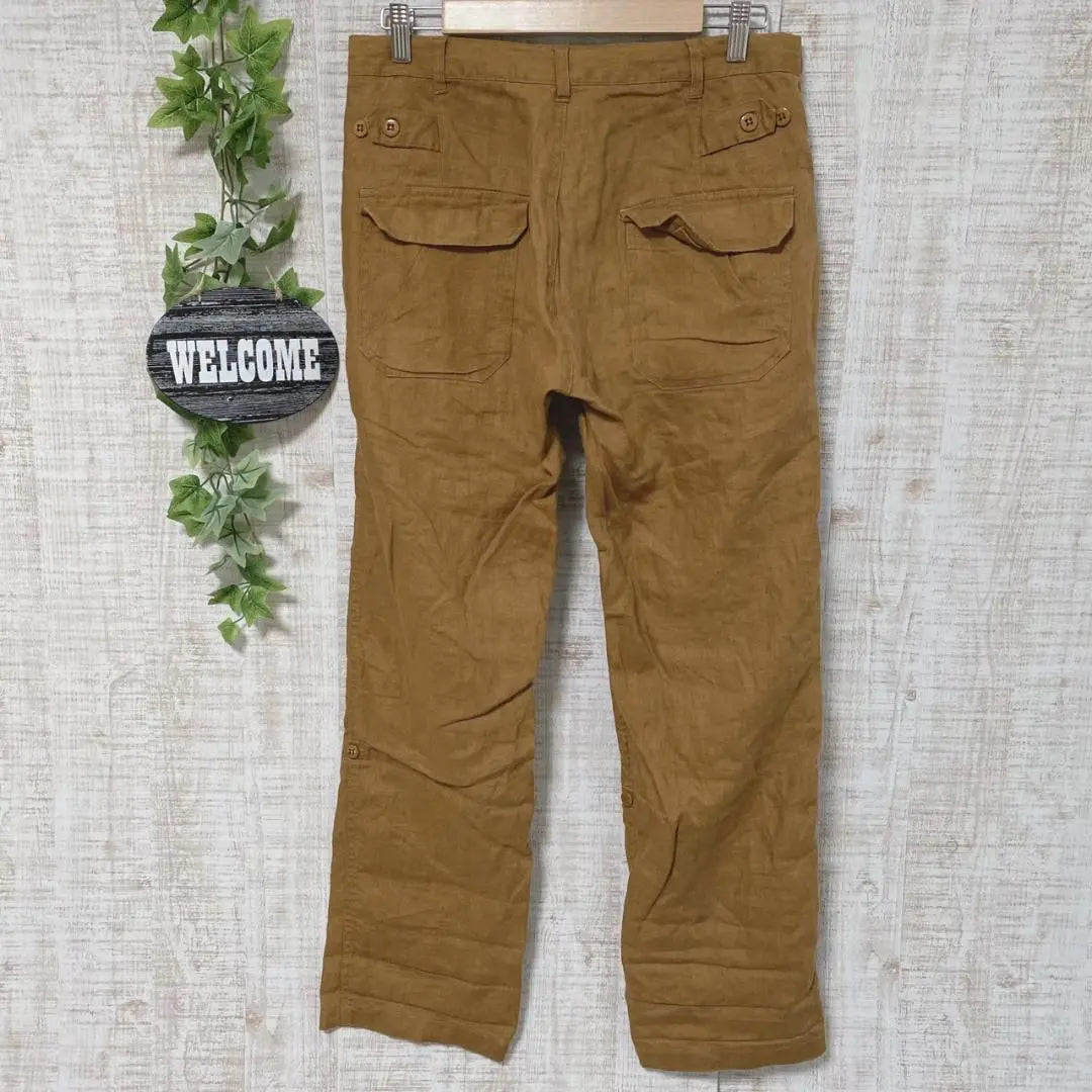 [standard wear] Standard wear Linen Baker Pants Men's M | 【standard wear】スタンダードウェア リネンベイカーパンツ メンズM