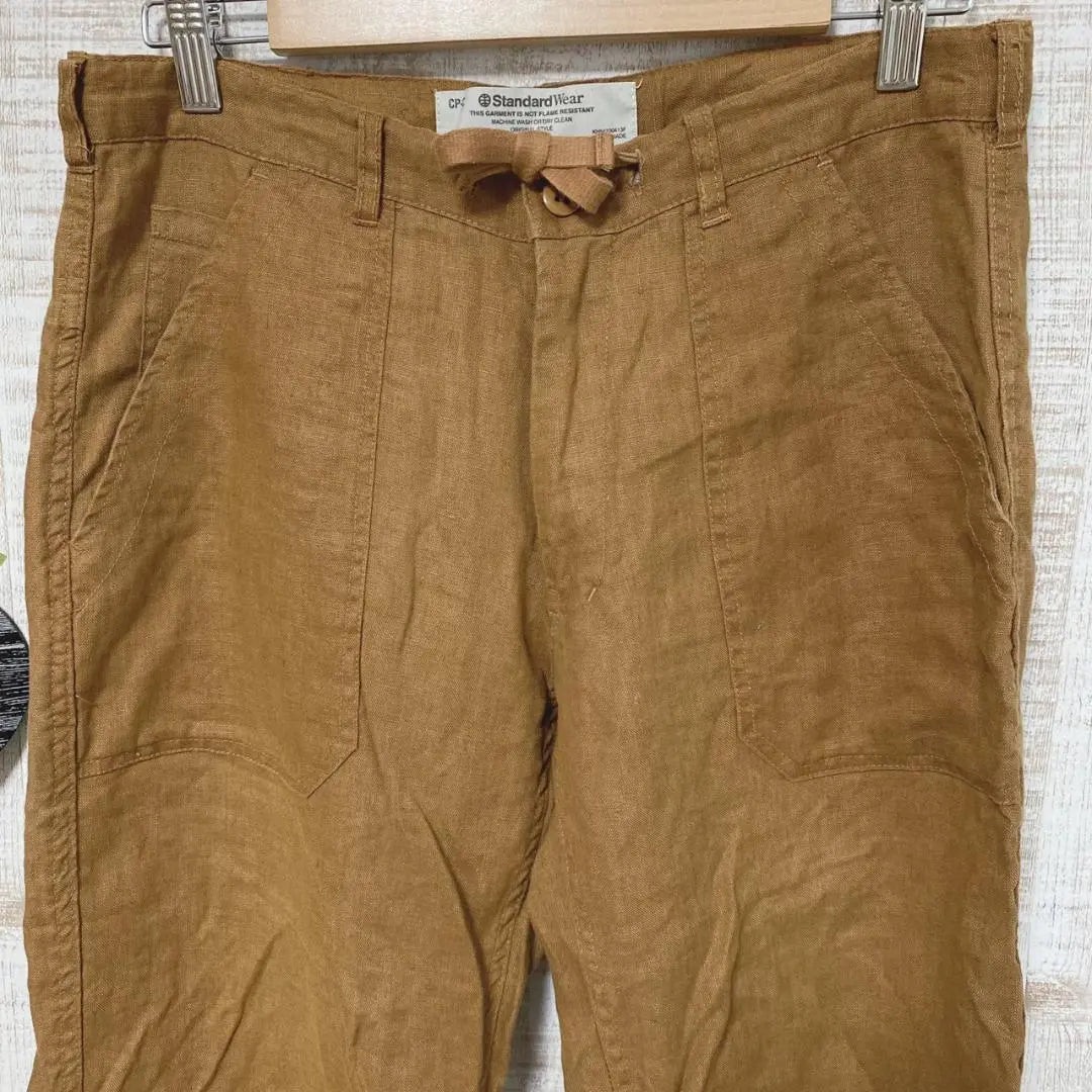 [standard wear] Standard wear Linen Baker Pants Men's M | 【standard wear】スタンダードウェア リネンベイカーパンツ メンズM