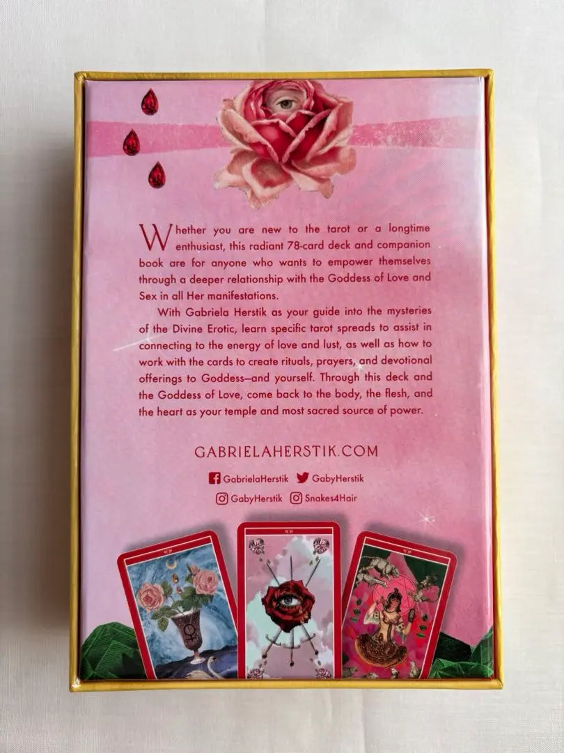 [Tarot Card] Goddess of Love Tarot | 【タロットカード】Goddess of Love Tarot