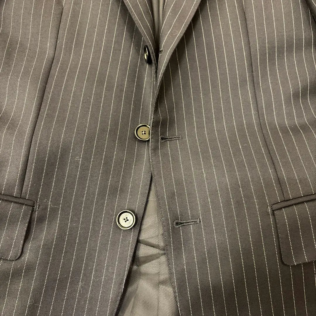 [Regular price: approximately 120,000 yen] SOVEREIGN striped suit navy size 42