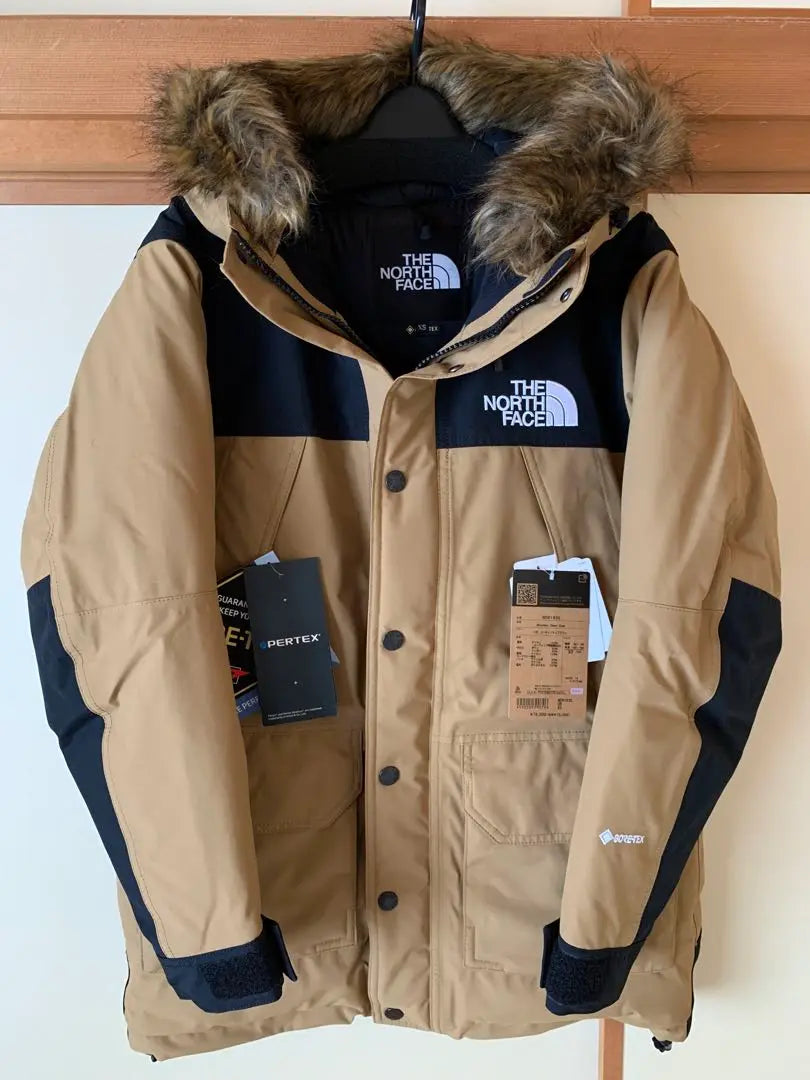 North Face Mountain Down Coat Utility Brown