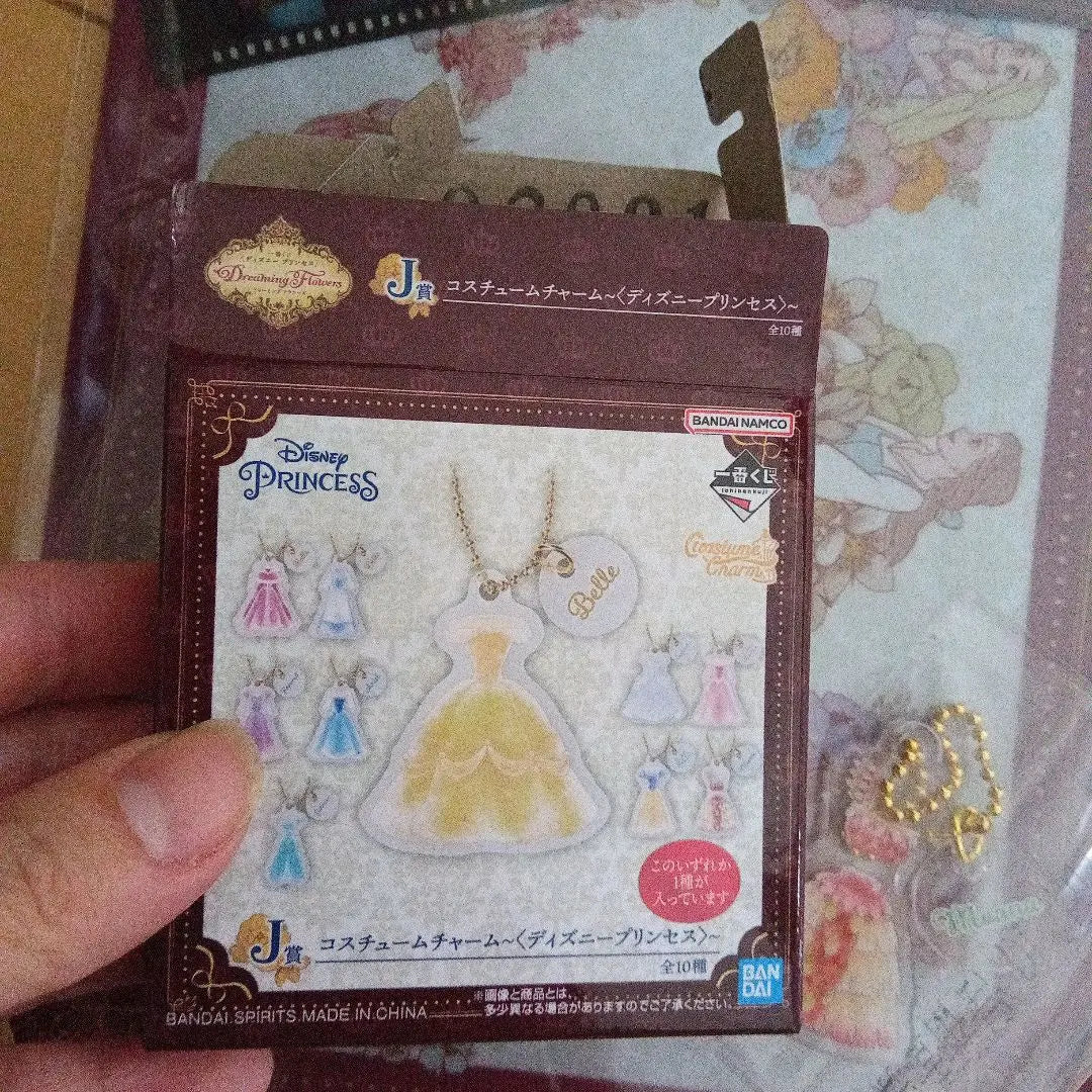 Clear File & Film Style Bookmark Set Disney Princess Ichiban Kuji