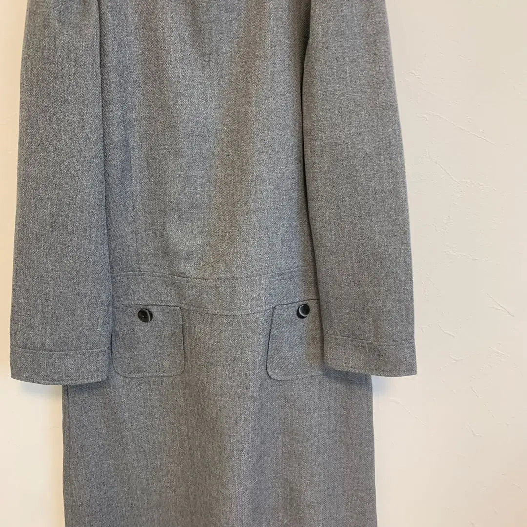 Felissimo Long Sleeve Dress Formal Women's Grey