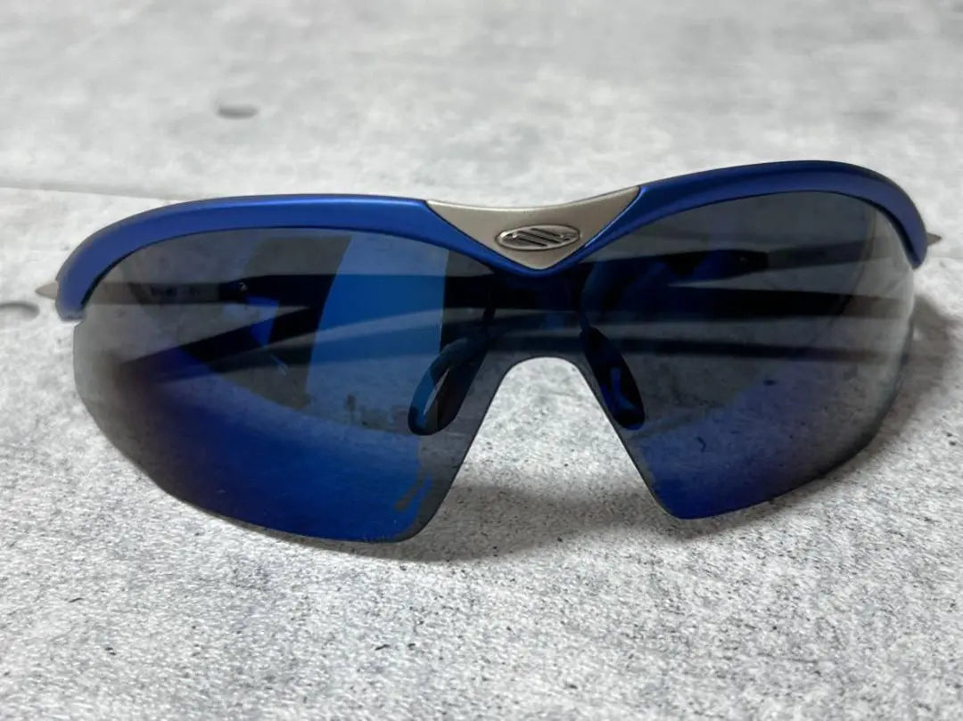 Gafas de sol Rudy Project azules con estuche fabricadas en Italia