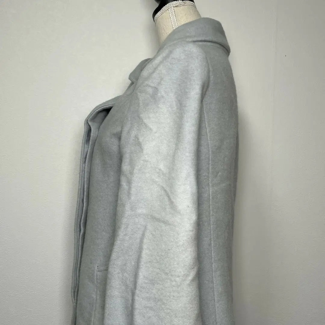 Vendeau Octobre Long Coat Women's 38 Gray Winter Coordination