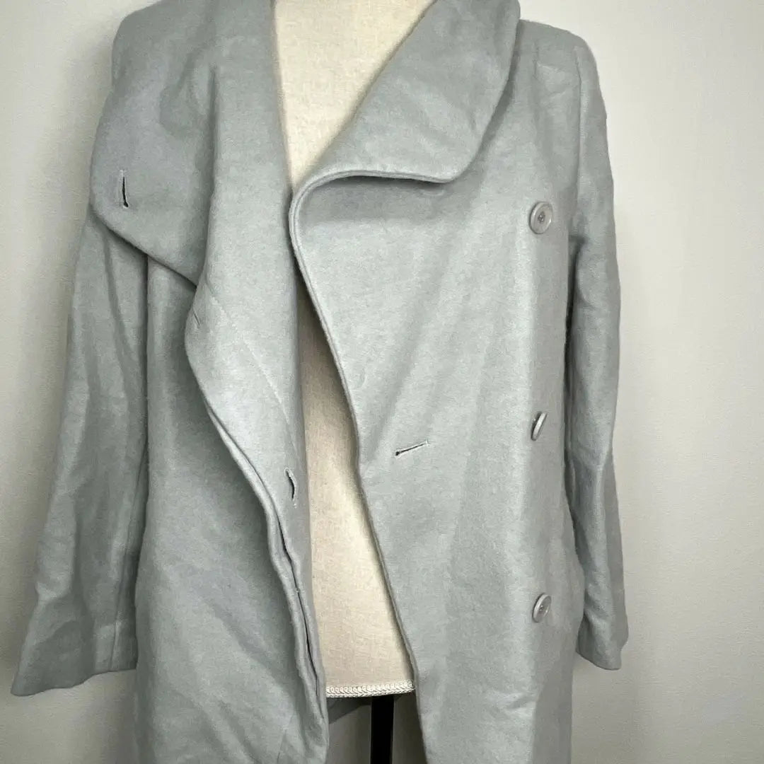 Abrigo largo Vendeau Octobre para mujer, talla 38, gris, combinación de invierno