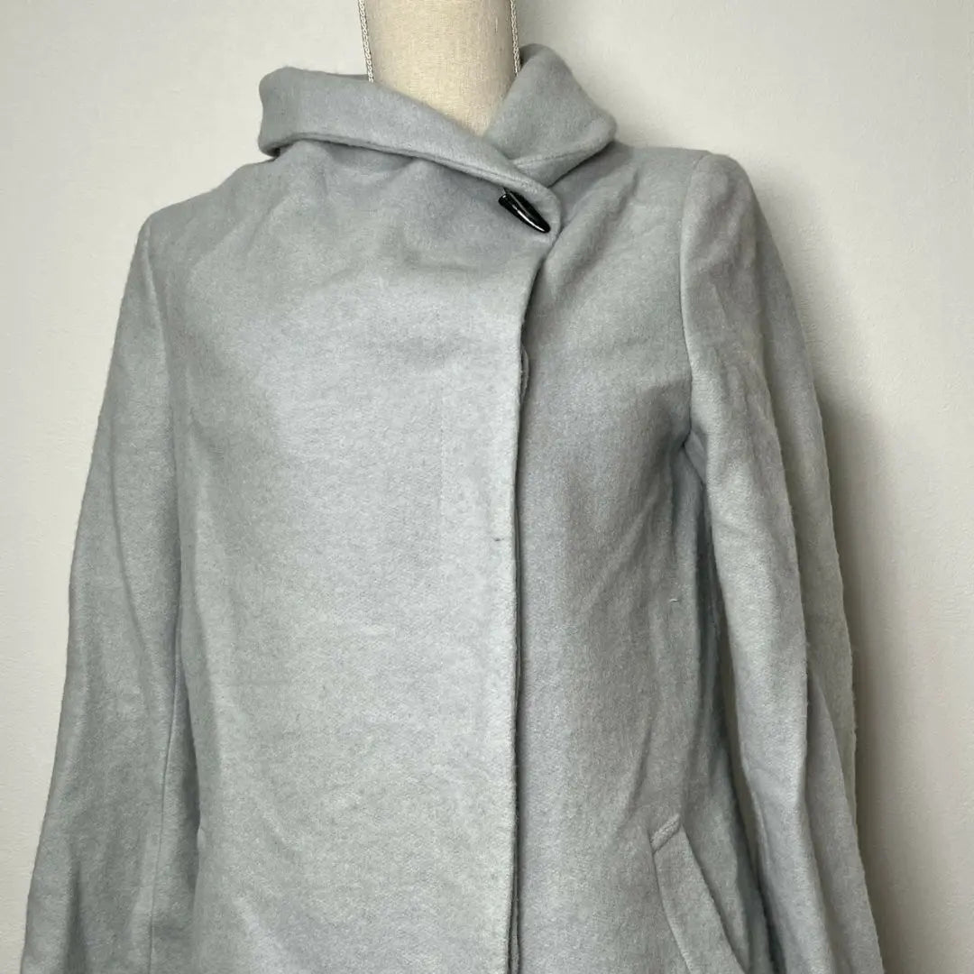 Vendeau Octobre Long Coat Women's 38 Gray Winter Coordination