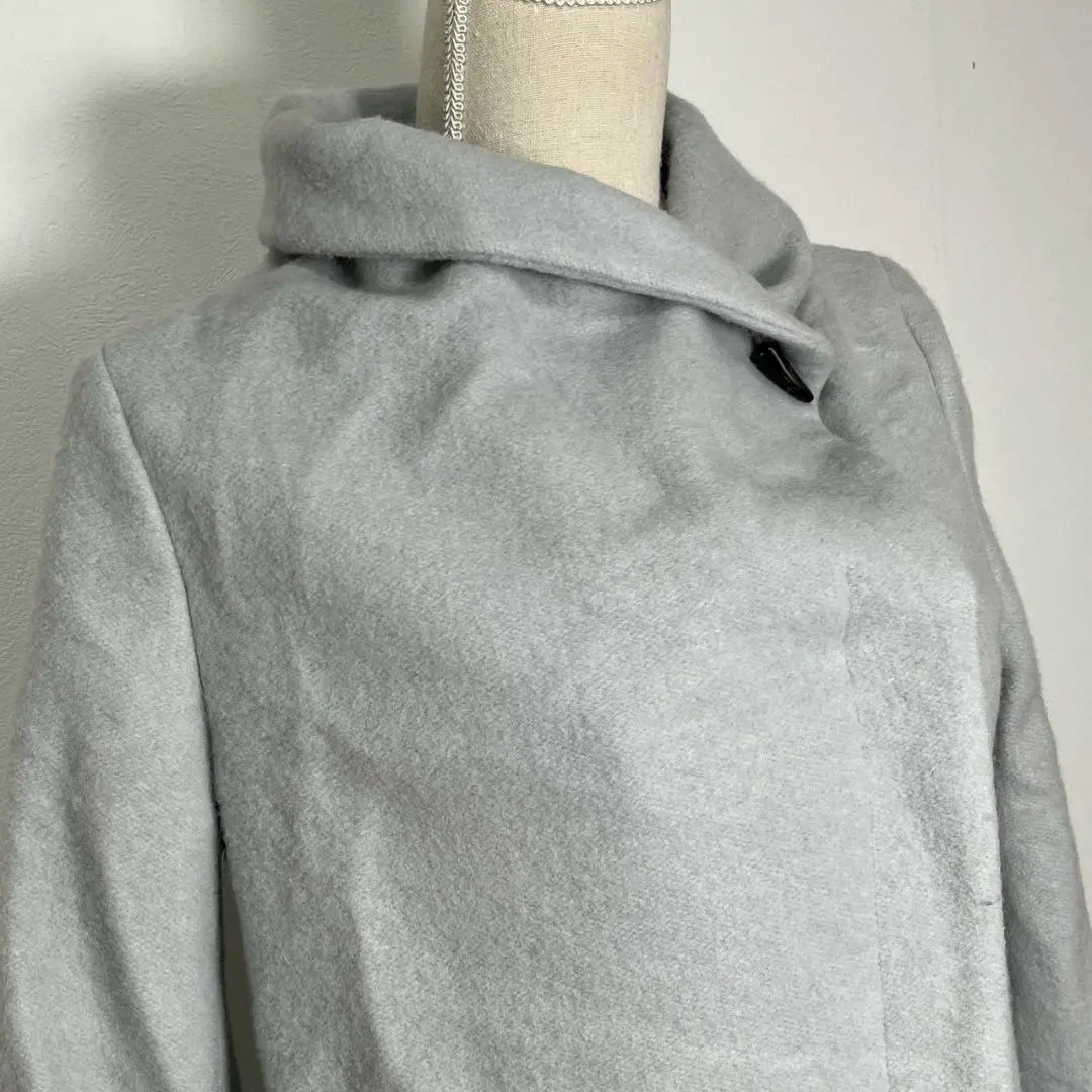 Abrigo largo Vendeau Octobre para mujer, talla 38, gris, combinación de invierno