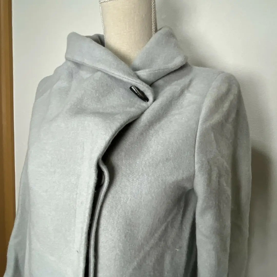 Abrigo largo Vendeau Octobre para mujer, talla 38, gris, combinación de invierno