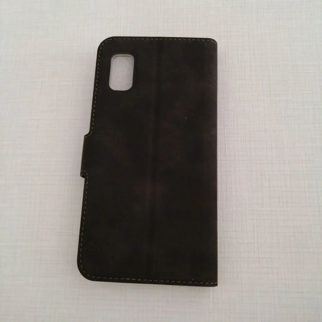 ★ Funda para Aquos Wish, funda para agenda, tarjetero, funda para smartphone, color negro