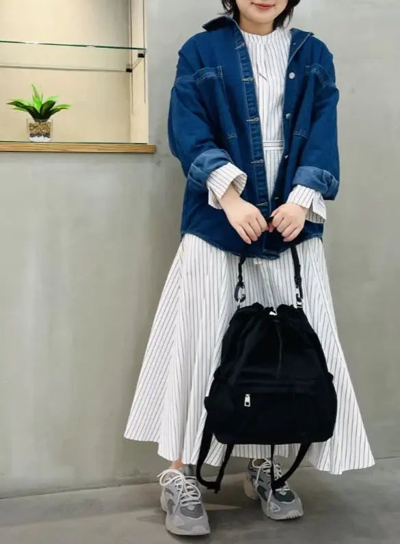 [New tag included] Sold out!! ️Very popular bouge rolled denim outerwear