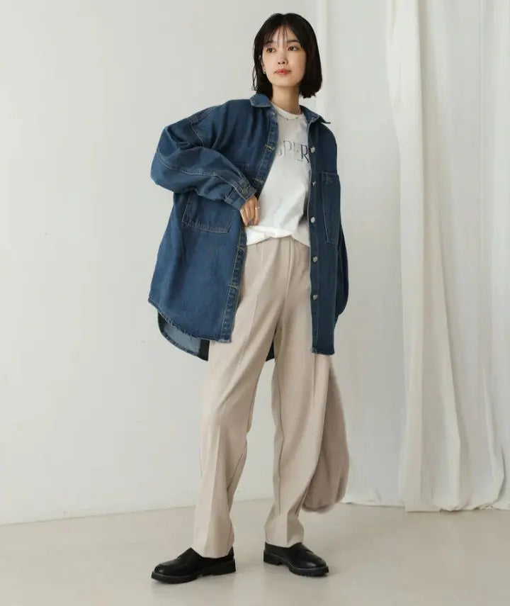 [New tag included] Sold out!! ️Very popular bouge rolled denim outerwear