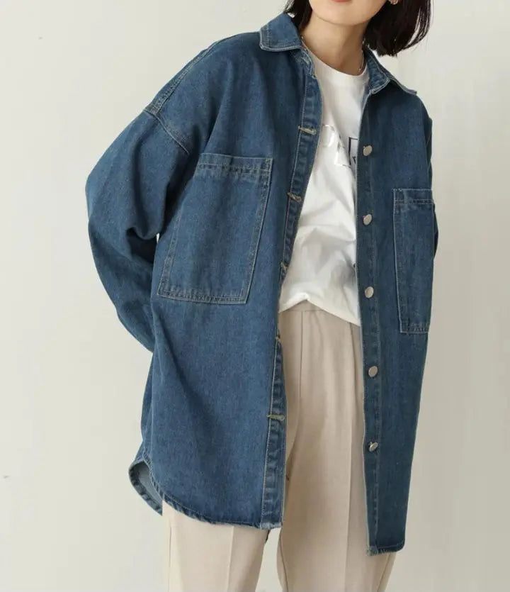 [New tag included] Sold out!! ️Very popular bouge rolled denim outerwear