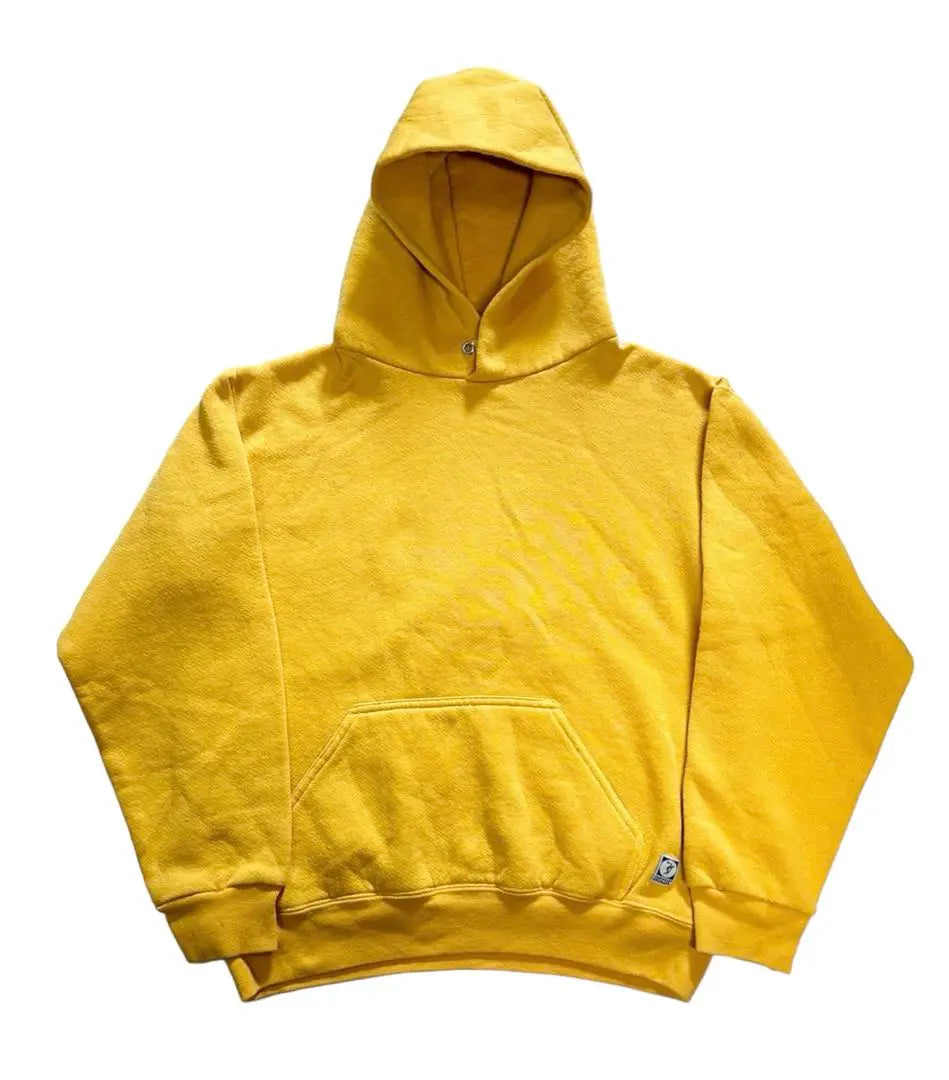 Vintage 90s DISCUS ATHLETIC sweatshirt hoodie yellow