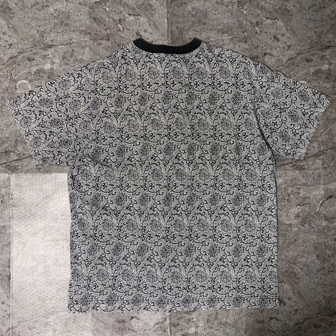 [Museum class/phantom class] 80S OLD STUSSY Total pattern T -shirt Paisley pattern