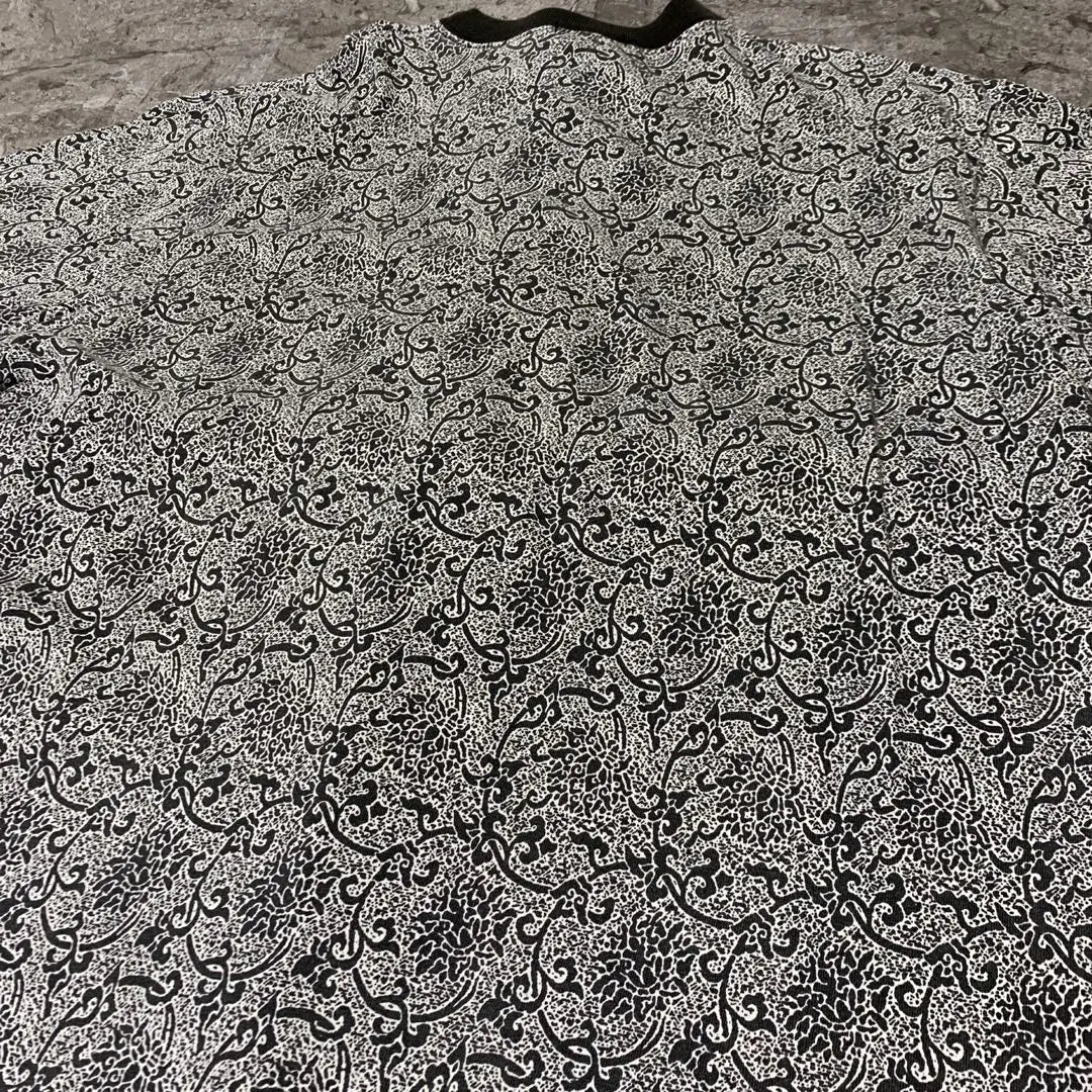 [Museum class/phantom class] 80S OLD STUSSY Total pattern T -shirt Paisley pattern