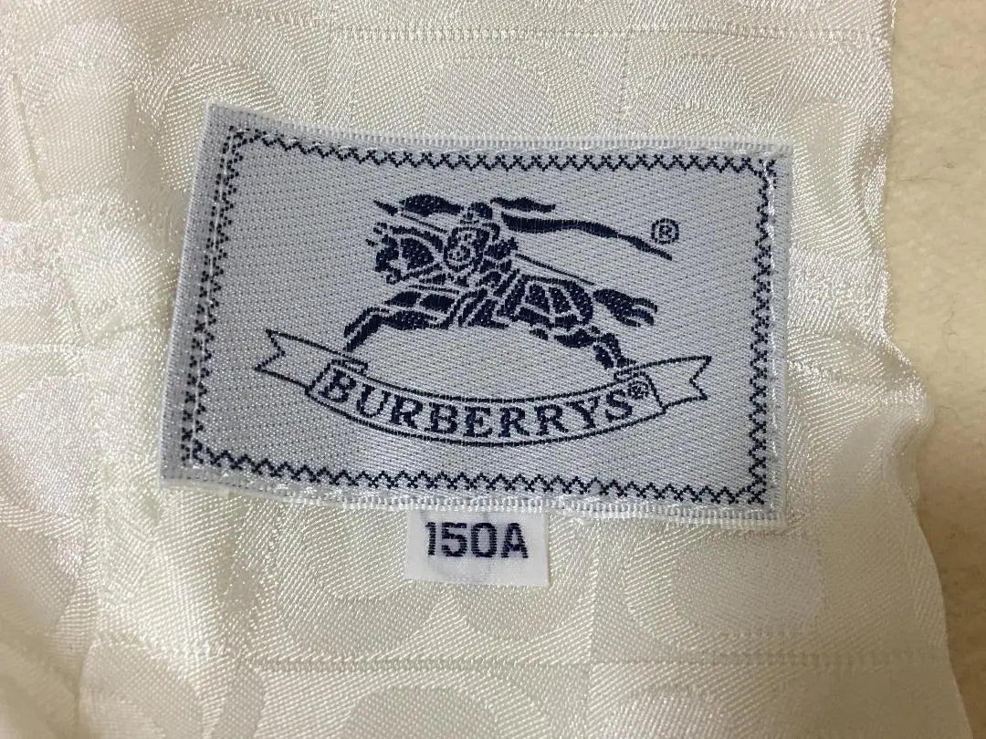 BURBERRY ♪ Abrigo de lana con cuello de piel 150