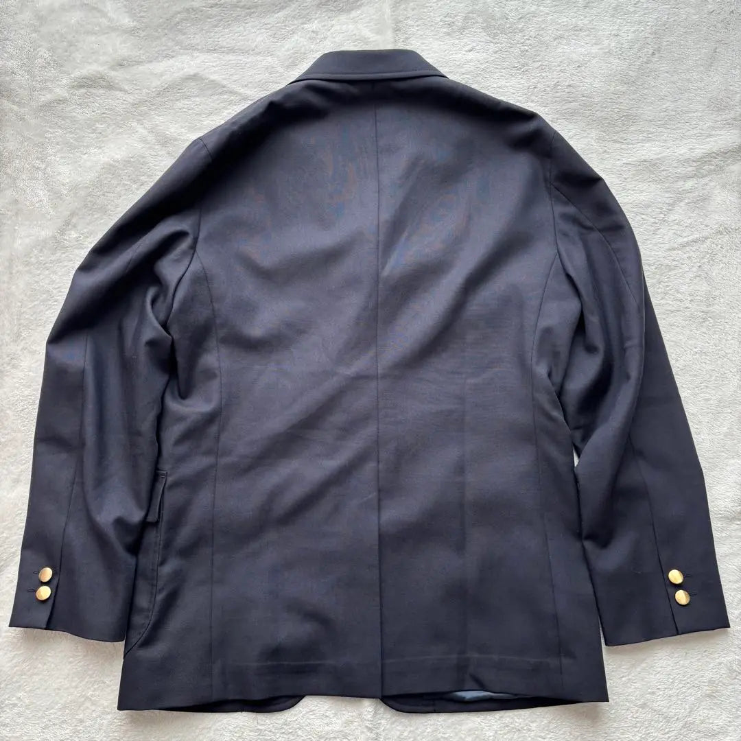 ✨Good condition✨Green label relaxing tailored jacket Navy blur gold button L