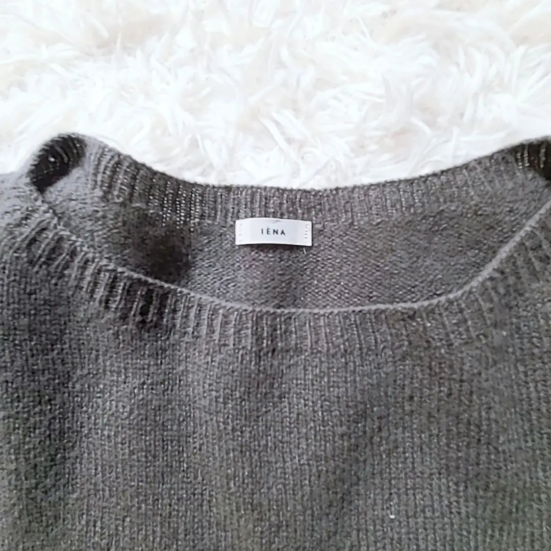 Jena Crew Wide Pullover Wool Boat Neck Started OK Gray | イエナ クルーワイド プルオーバー ウール ボートネック 重ね着OK グレー