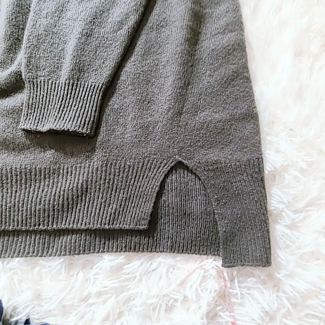 Jena Crew Wide Pullover Wool Boat Neck Started OK Gray | イエナ クルーワイド プルオーバー ウール ボートネック 重ね着OK グレー