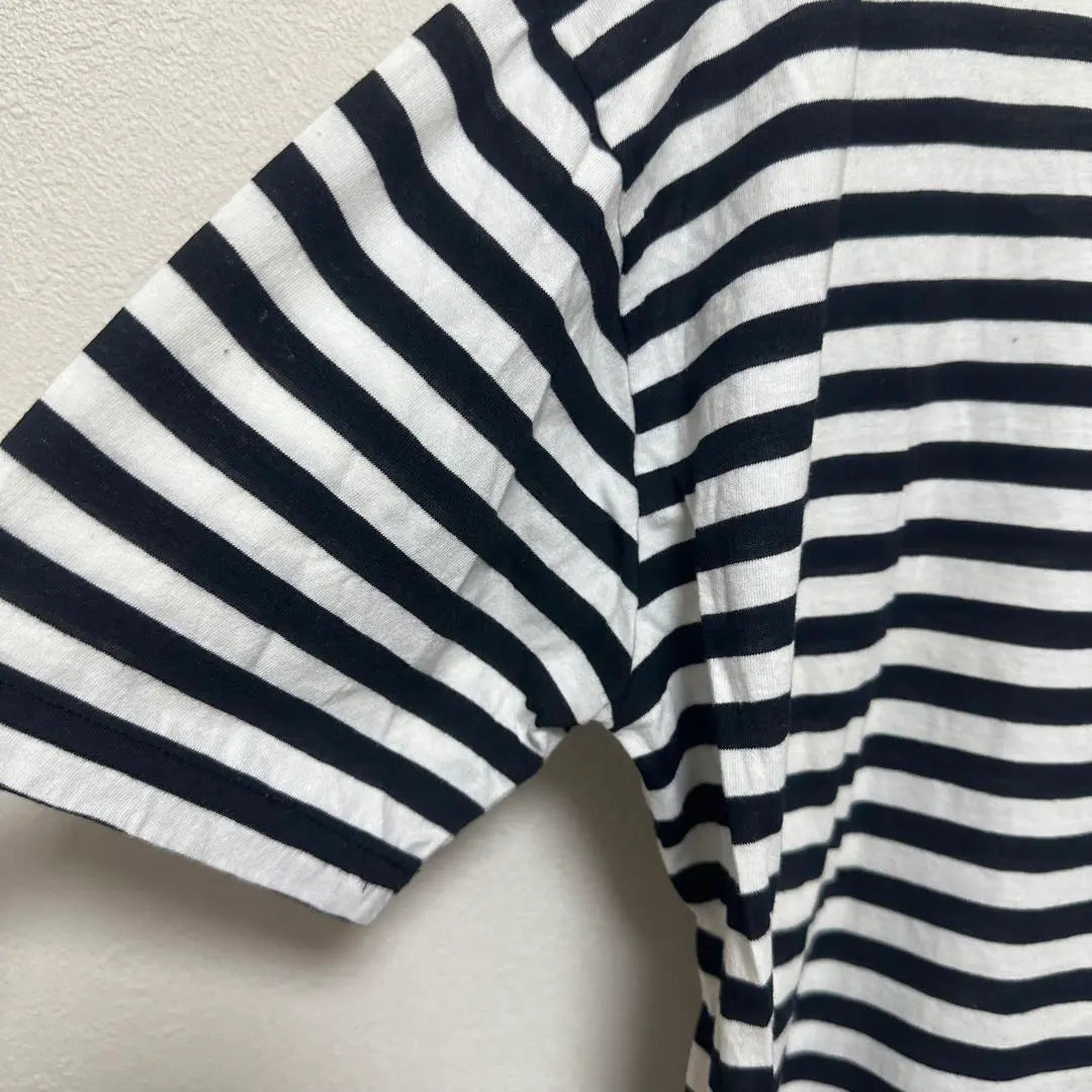 Scrapter T-shirt Striped M Casual Men's