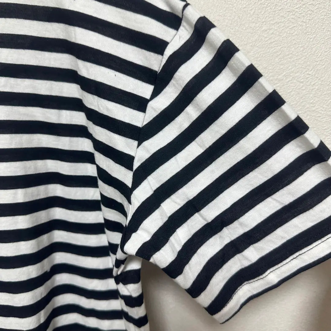 Scrapter T-shirt Striped M Casual Men's