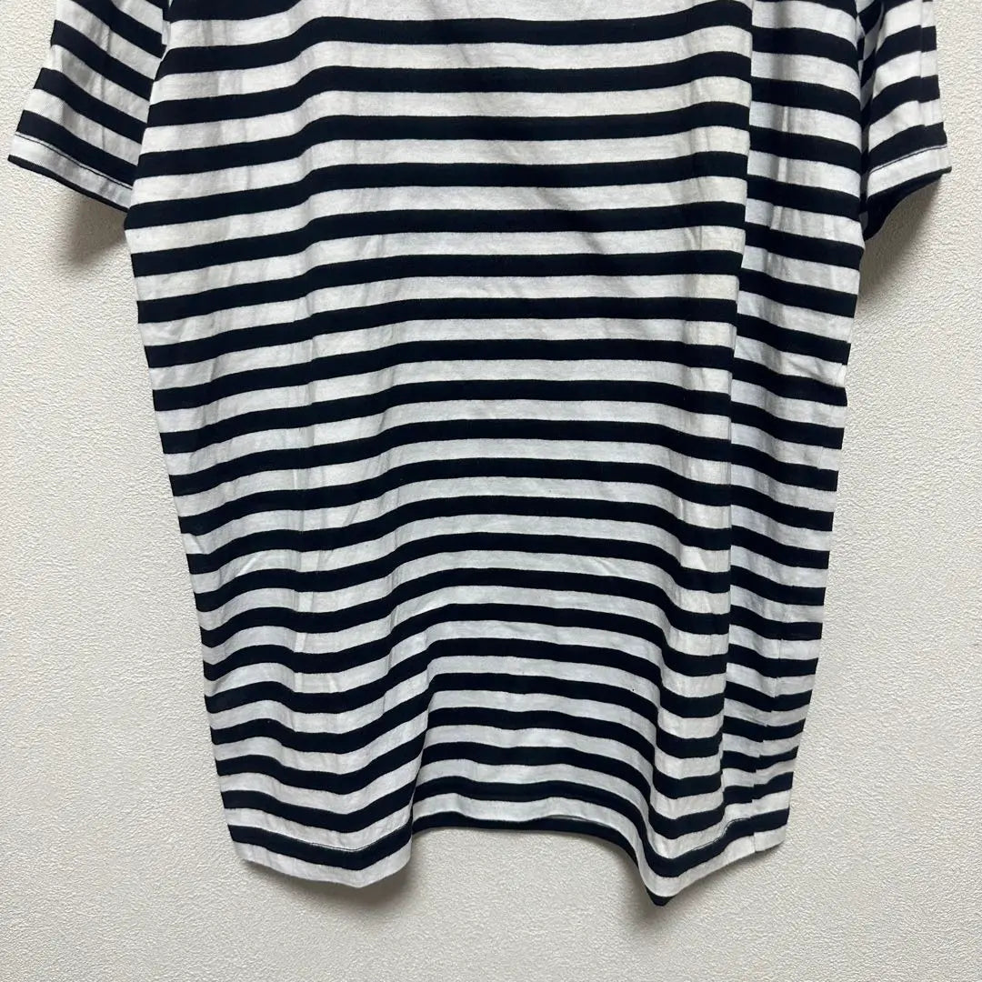 Scrapter T-shirt Striped M Casual Men's