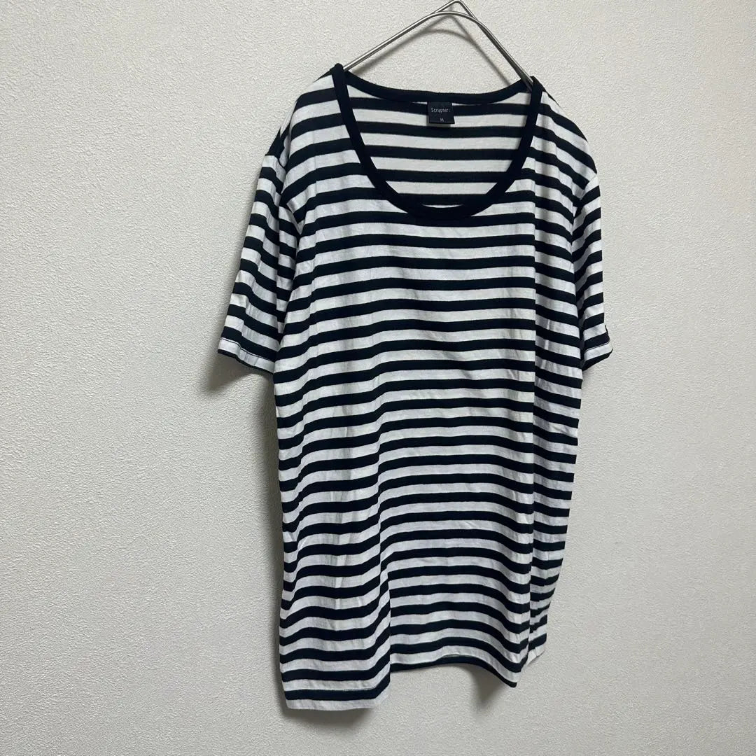 Scrapter T-shirt Striped M Casual Men's