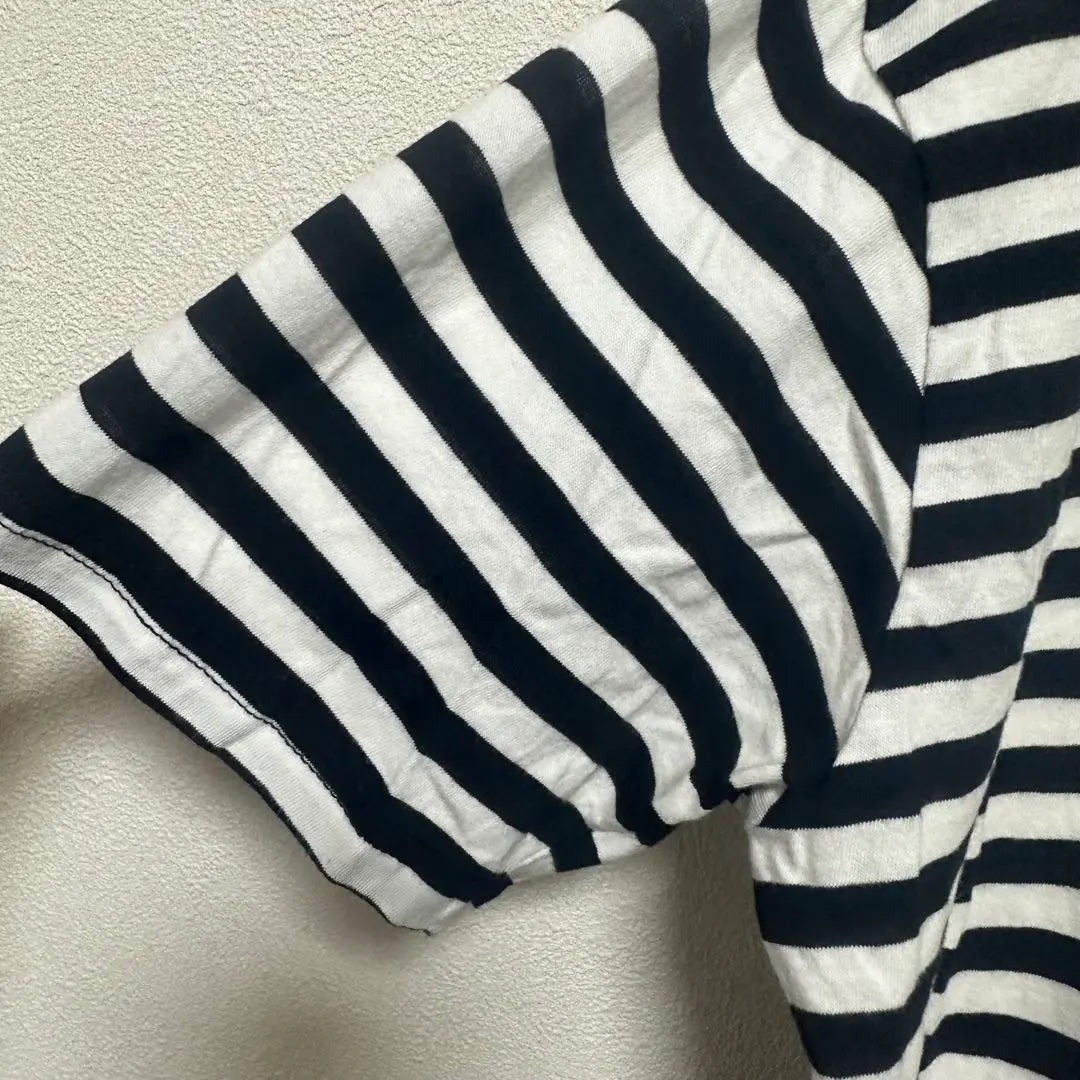 Scrapter T-shirt Striped M Casual Men's