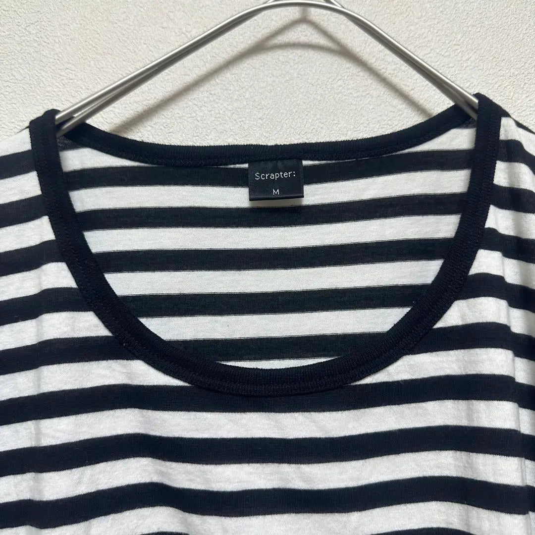 Scrapter T-shirt Striped M Casual Men's