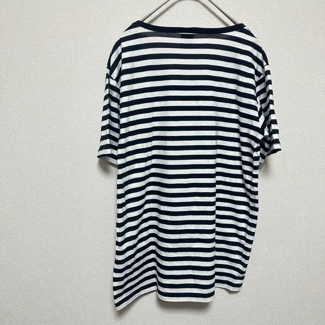 Scrapter T-shirt Striped M Casual Men's