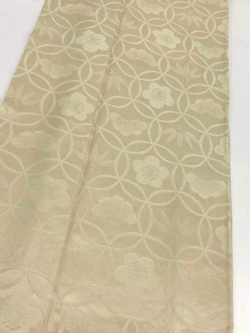 Plain furisode, simple, dull color, length 161cm, water-repellent finish