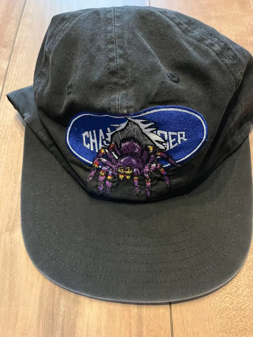 CHALLENGER Spider Embroidered Cap Black