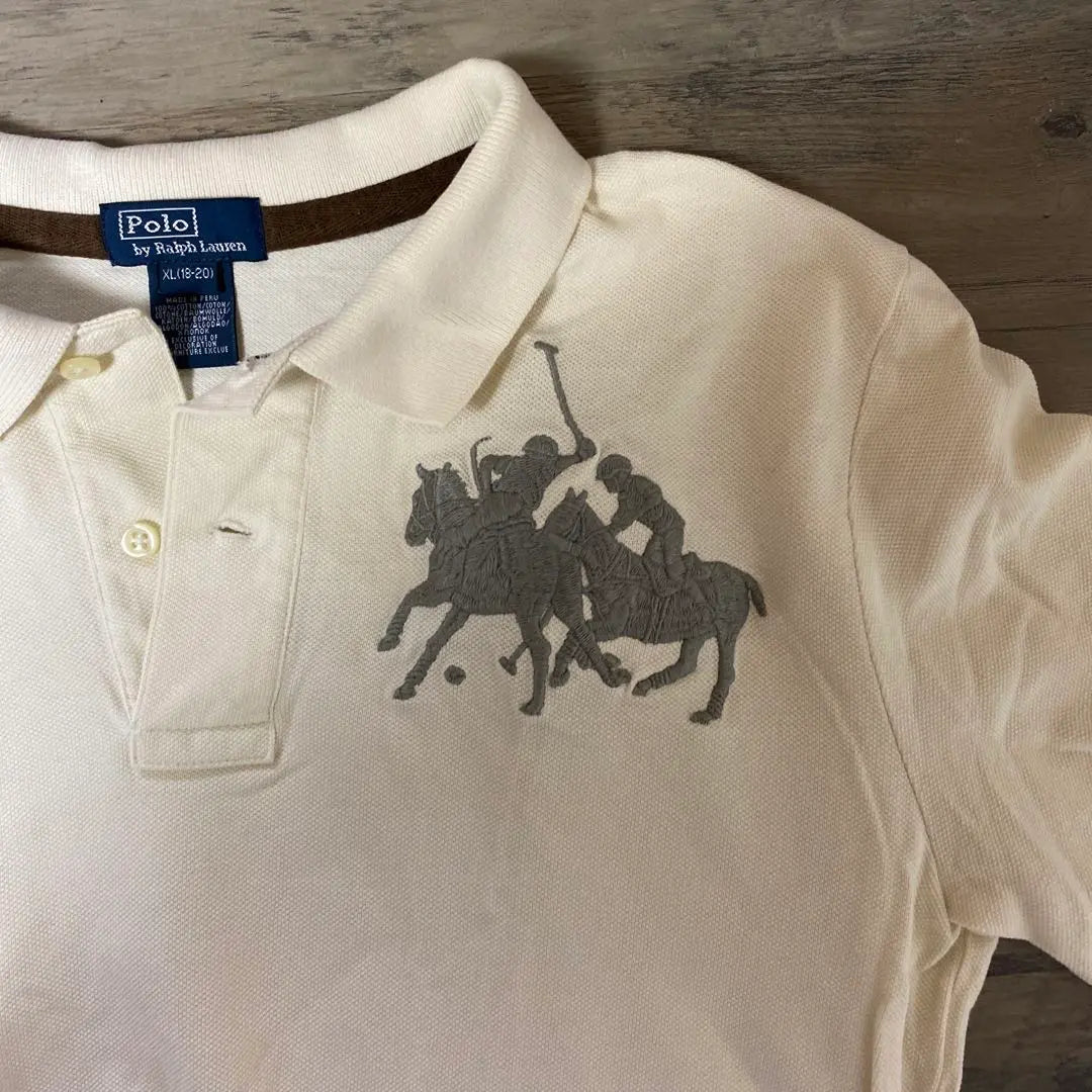 Polo by Ralph Lauren White Polo Shirt XL