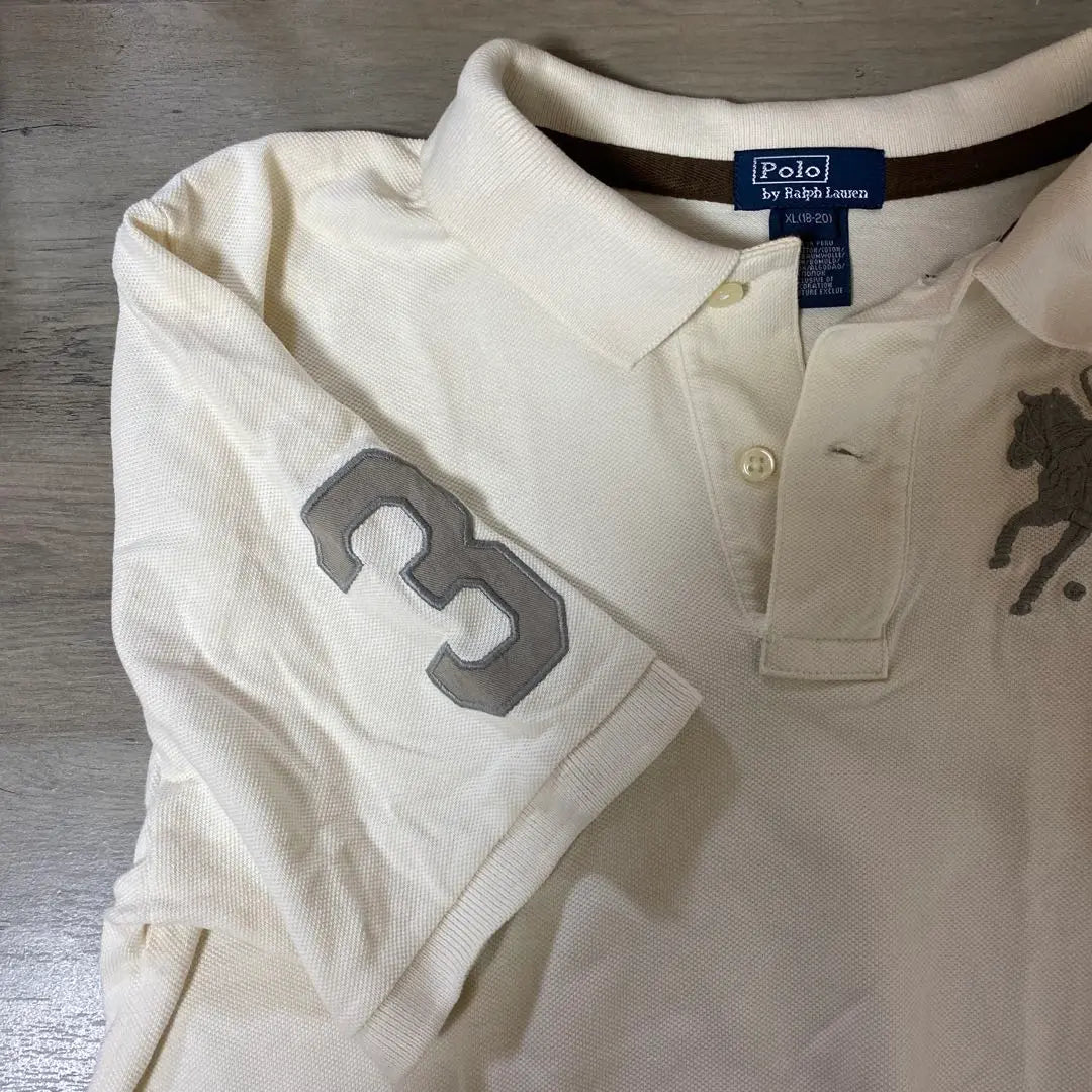 Polo by Ralph Lauren White Polo Shirt XL