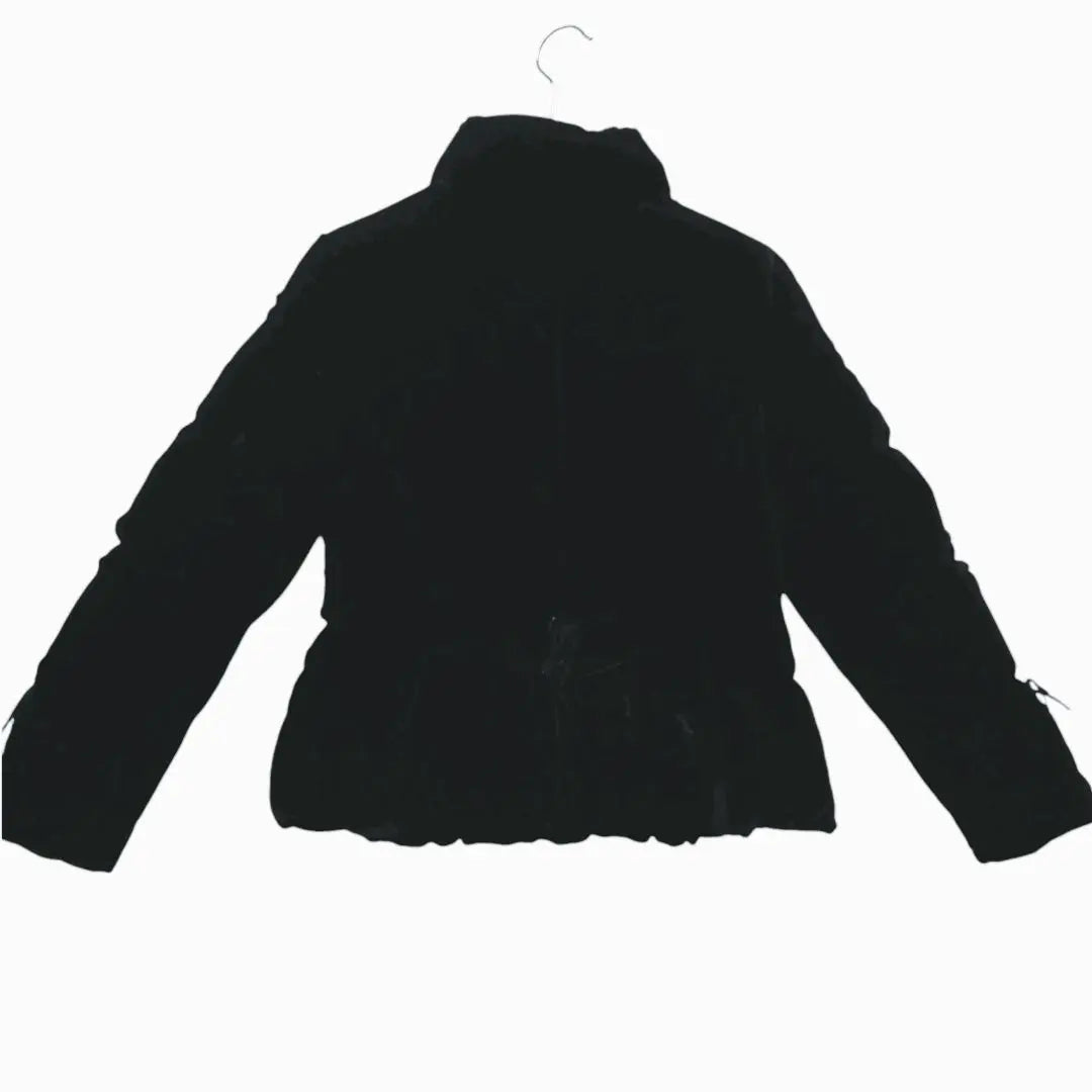 Chaqueta de plumón de terciopelo Ingeborg en perfecto estado, color negro y negro