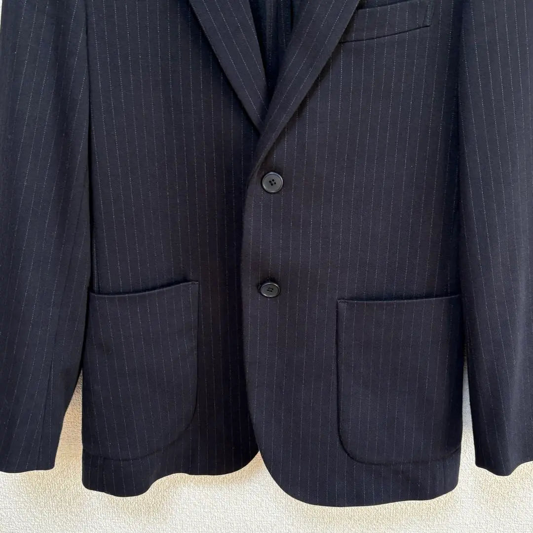 [Beauty] UNIQLO Comfort 2B Jacket Stripe Navy S