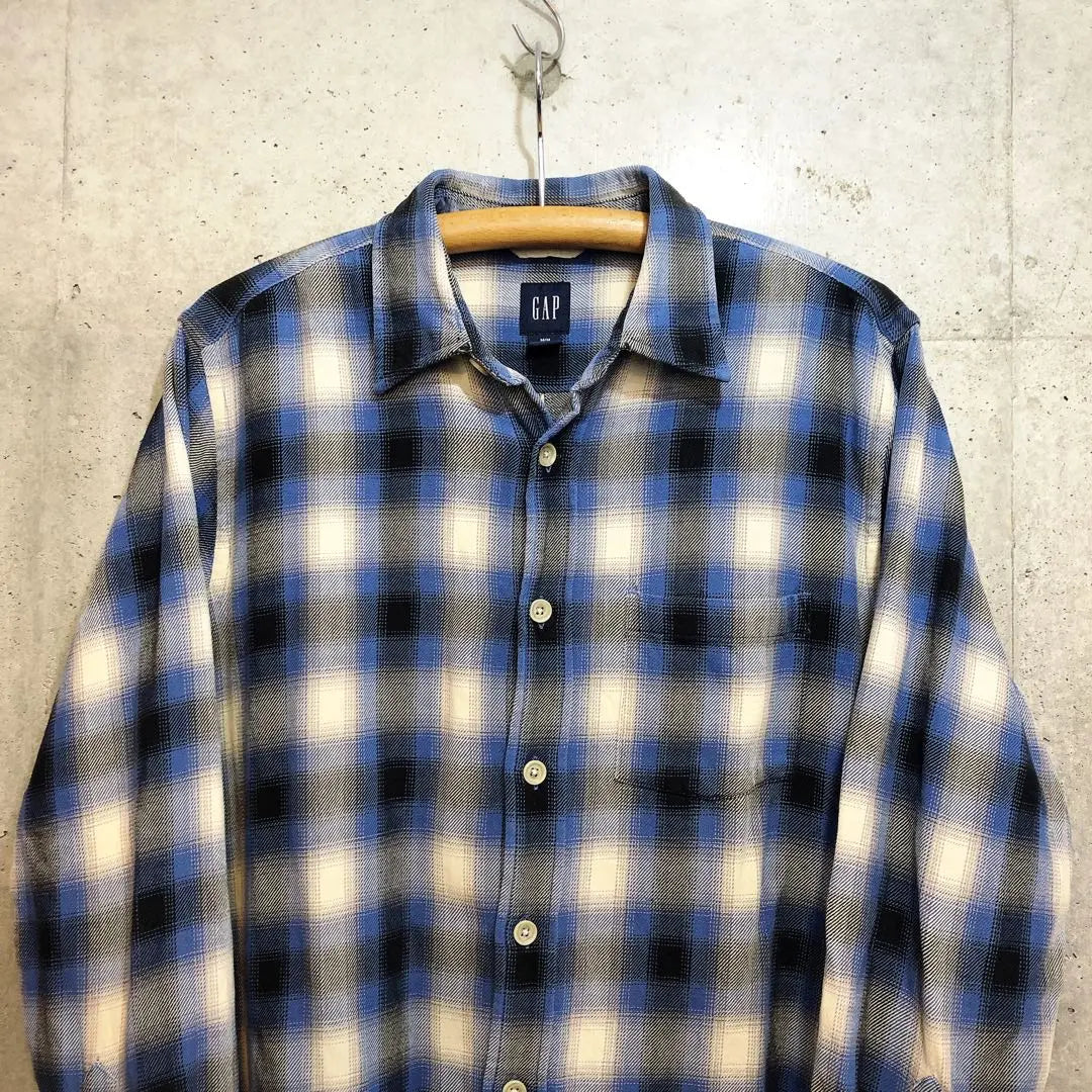 ¡Extraño! 00S OLD GAP Camisa Old Gap Nel Sombra ombré | 希少！ 00s OLD GAP オールドギャップ ネルシャツ オンブレ シャドー