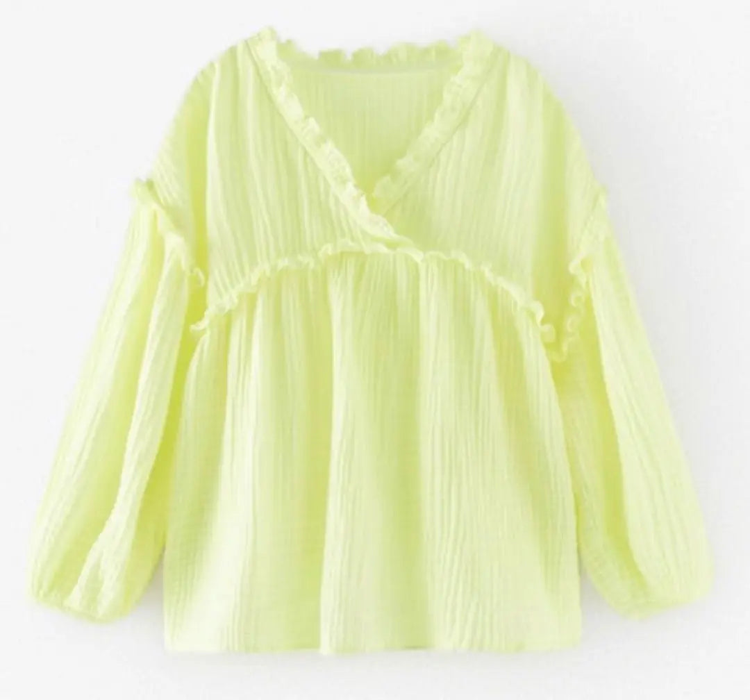 Nuevo ZARA kids ZARA kids top blusa amarilla