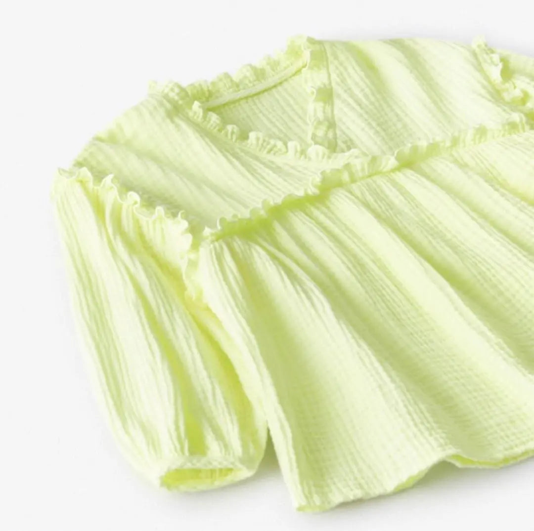 Nuevo ZARA kids ZARA kids top blusa amarilla