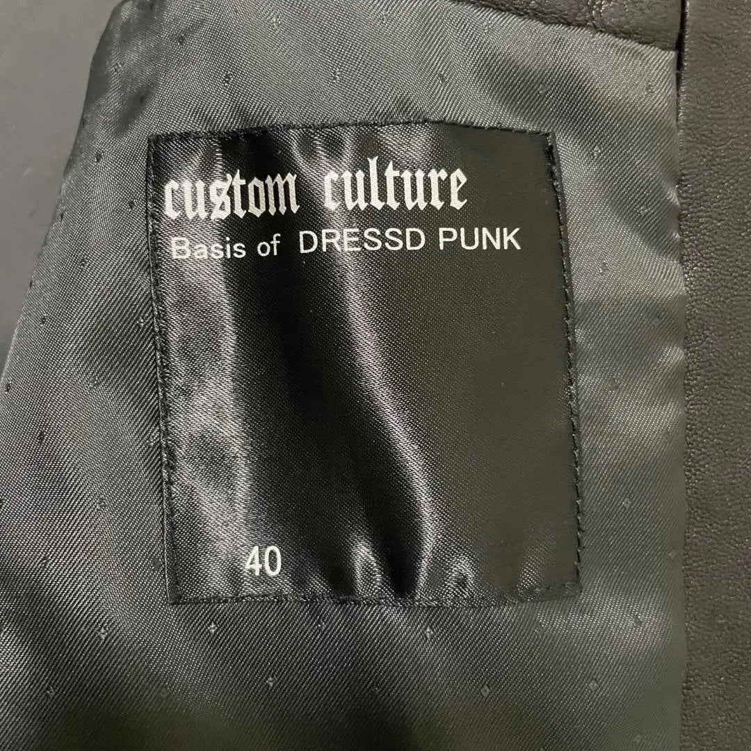 00's y2k Custom Culture Lamb Leather Jacket L Equivalent Multi-Zip