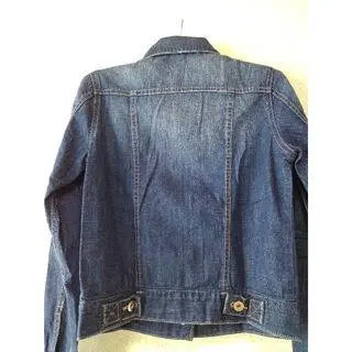 967y [Autumn/Winter outfit] VEVS vintage clothing G-jacket denim jacket for women