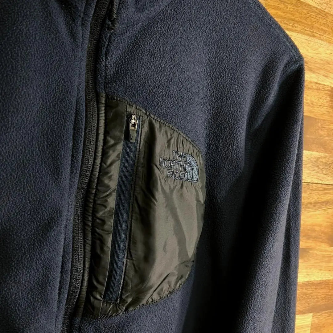 [E67] The North Face Fleece Jacket Full Zip Navy Men's | 【E67】ザ ノースフェイス フリースジャケット フルジップ ネイビー メンズ