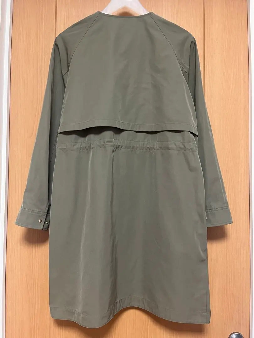 23 Wards [Water-repellent treatment] Light twill no-collar coat 38