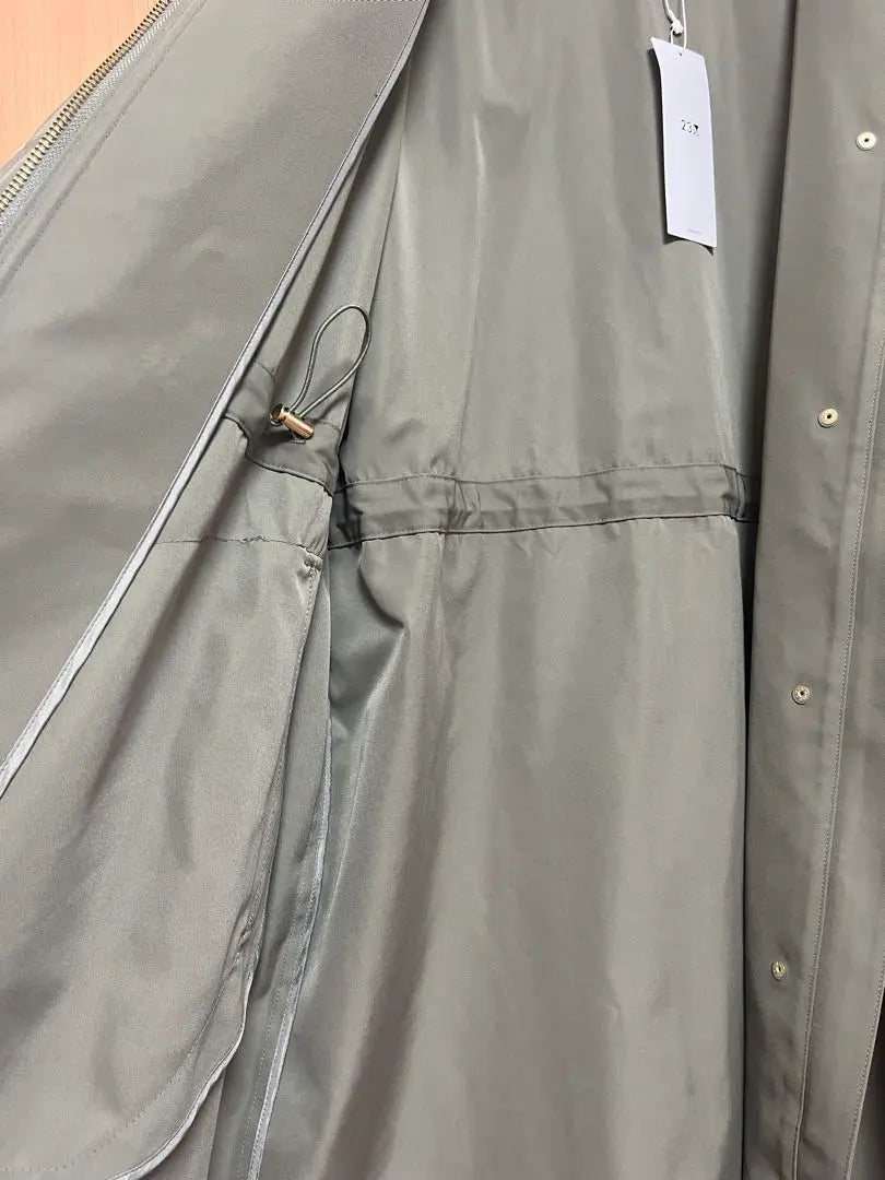 23 Wards [Water-repellent treatment] Light twill no-collar coat 38