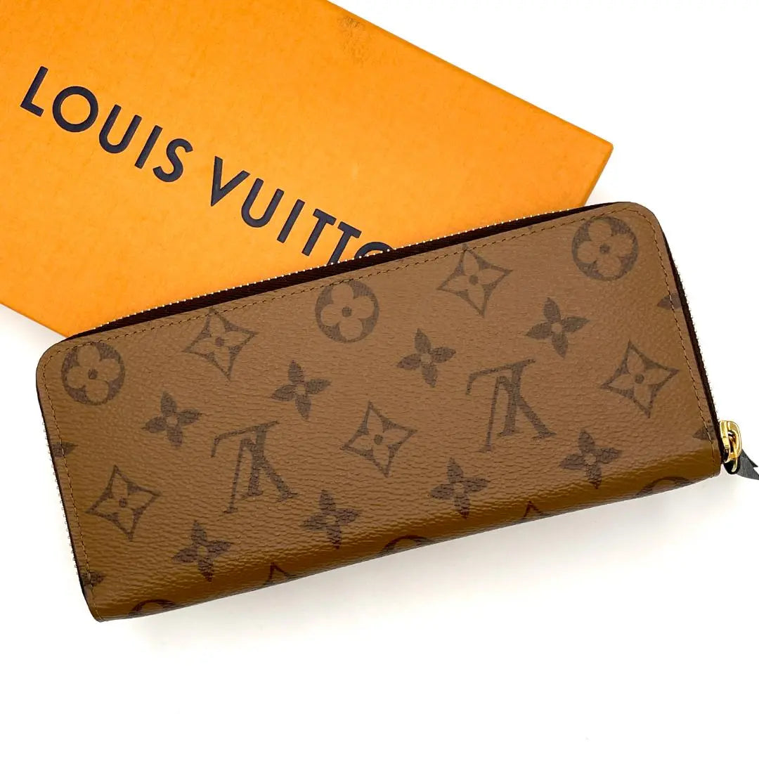 Louis Vuitton Cartera larga Monogram Reverse Portefeuille Clemence 1523 | ルイヴィトン 長財布 モノグラム リバース ポルトフォイユ クレマンス 1523