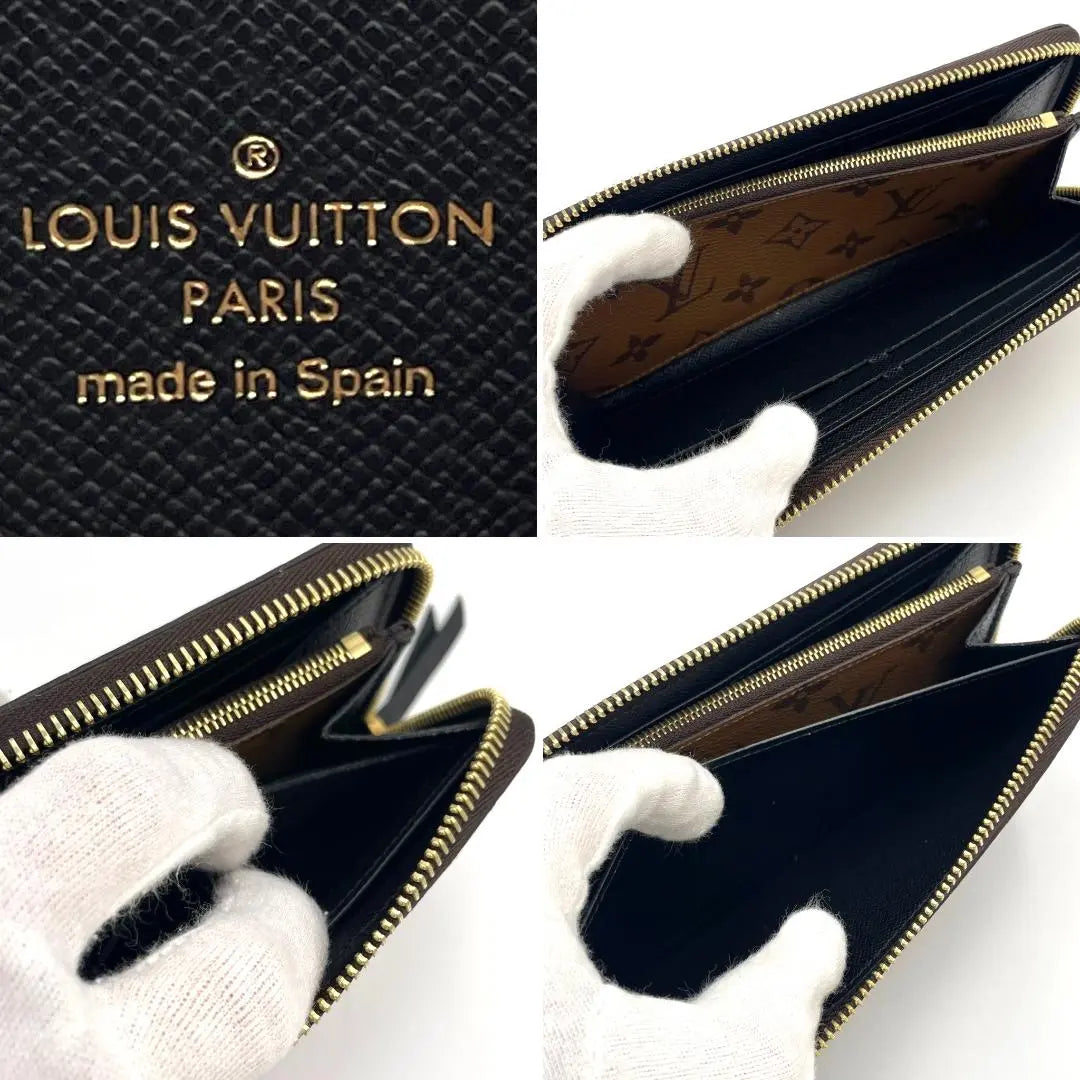 Louis Vuitton Cartera larga Monogram Reverse Portefeuille Clemence 1523 | ルイヴィトン 長財布 モノグラム リバース ポルトフォイユ クレマンス 1523