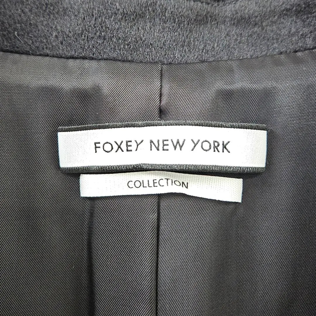 [Extremely beautiful] Foxy 100% cashmere vest gilet coat 40 black